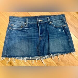 Y2K Levi’s Distressed Denim Mini Skirt